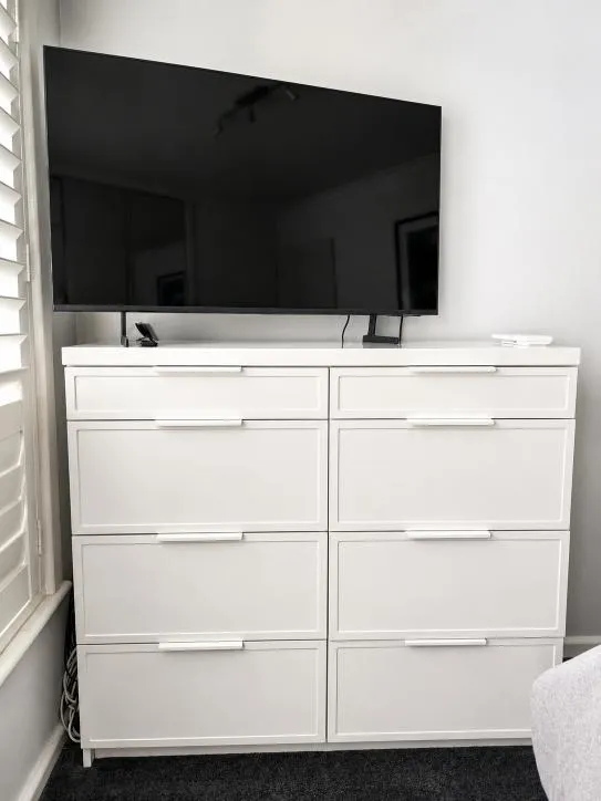 Custom bedroom storage unit